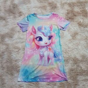 Magical Unicorn Dress for Girls – Cute & Comfy Pastel Fantasy Outfit