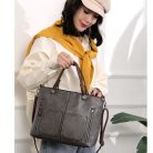 Women’s retro large capacity crossbody shoulder handbag for casual everyday use