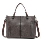 Women’s retro large capacity crossbody shoulder handbag for casual everyday use