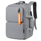 The spacious interior compartments of a large capacity commuter laptop backpack.