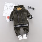 Cute toddler wearing a cozy and stylish baby knit sweater terno.
