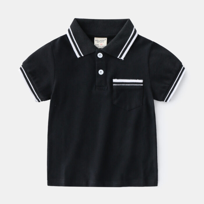 1623402244152.jpg Young boy smiling outdoors wearing a comfortable boys short sleeve summer polo.