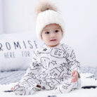 Happy child wearing a comfortable kids cotton long sleeve terno.