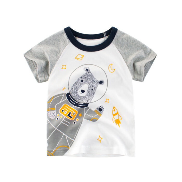 777773958345.jpg Happy child wearing a colorful kids cartoon graphic t-shirt.