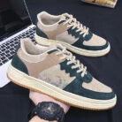 "Men's comfortable lace-up casual sneakers with a thick platform sole." (Note: If the shoe is a specific color, like black or white, add the color into this text, e.g., "Black men's comfortable lace-up...").