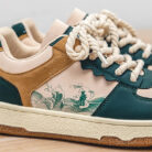 "Men's comfortable lace-up casual sneakers with a thick platform sole." (Note: If the shoe is a specific color, like black or white, add the color into this text, e.g., "Black men's comfortable lace-up...").