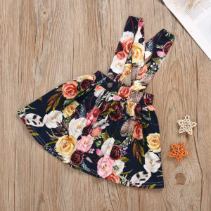 1614768172301.jpg Cute little girl wearing a pink girls suspender skirt terno.