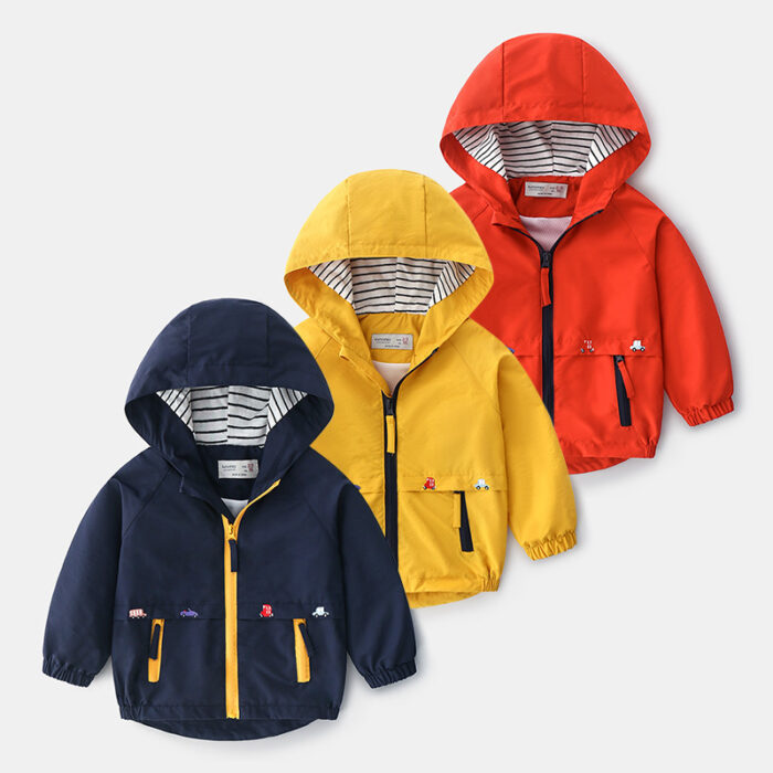Close-up of the ultra-soft, premium fabric and vibrant pattern on a kids premium zip up hoodie.