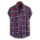 A stylish man wearing a trendy mens casual streetwear shirt for a relaxed everyday look.