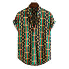 A stylish man wearing a trendy mens casual streetwear shirt for a relaxed everyday look.
