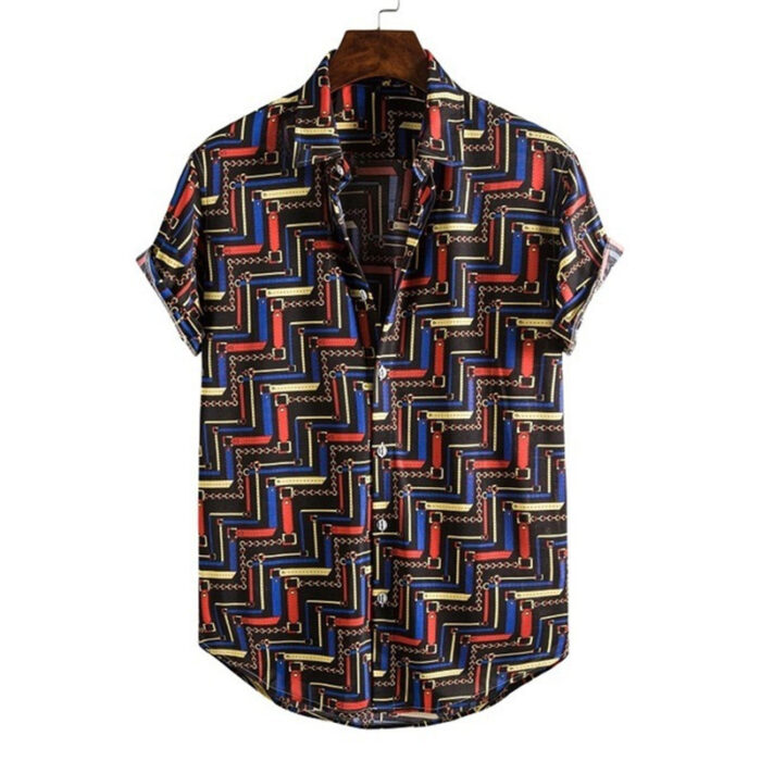1618312797428.jpg A stylish man wearing a trendy mens casual streetwear shirt for a relaxed everyday look.