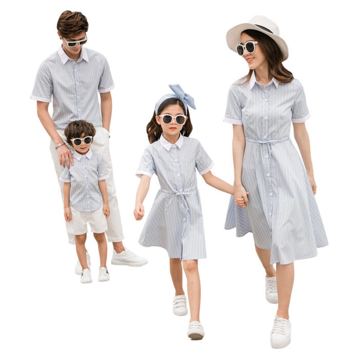 1619765060471.jpg Happy family wearing comfortable family matching striped terno outfits