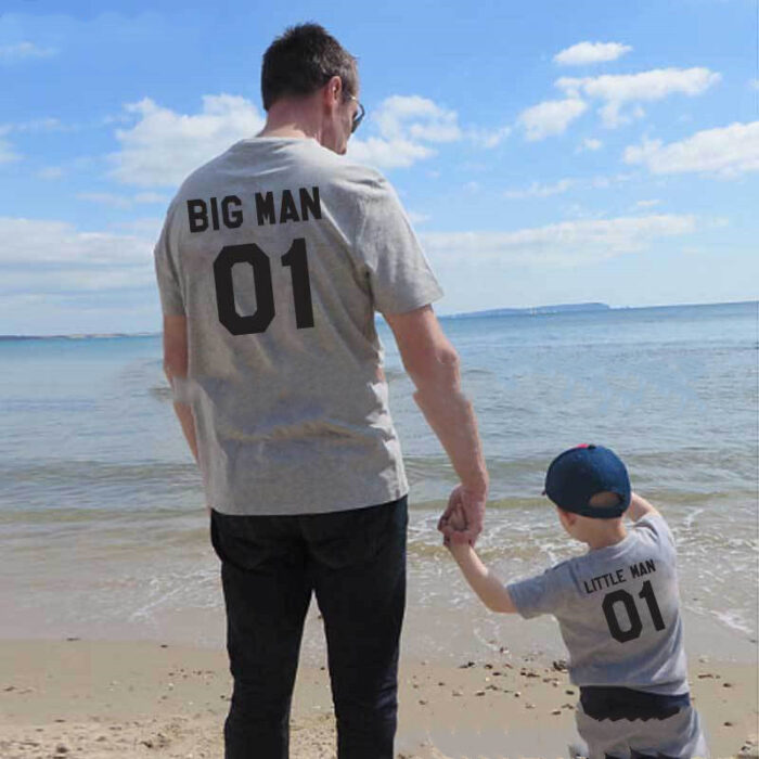 1621492201647.jpg Happy dad and his boy wearing comfortable father and son matching shirts.