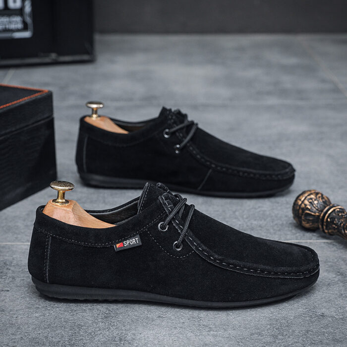 16ab3da5-88bc-4fe5-8a7d-d854bdd61982.jpg Stylish mens slip on loafer shoes with a premium suede finish.
