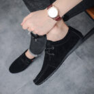 Stylish mens slip on loafer shoes with a premium suede finish.