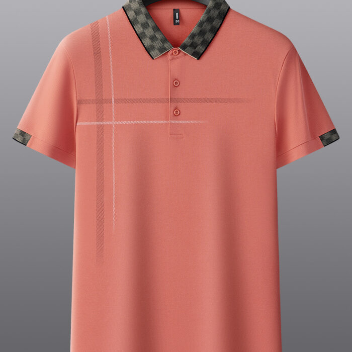 275e6983-d732-4af2-a313-7bf7776aaa55.jpg A professional man wearing a classic mens cotton polo shirt ph for a smart casual office look.