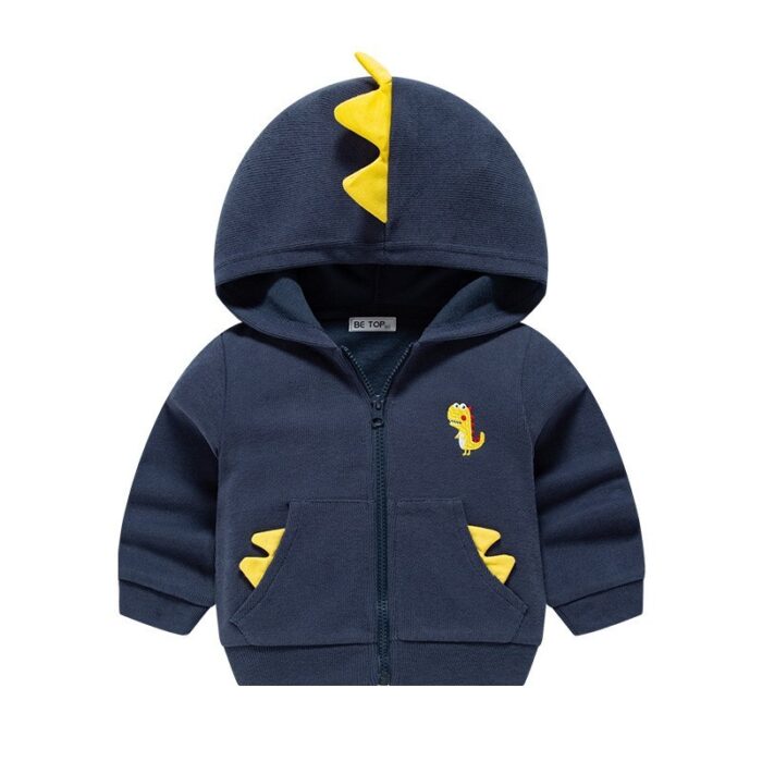 Cute child wearing a stylish kids casual pullover hoodie.