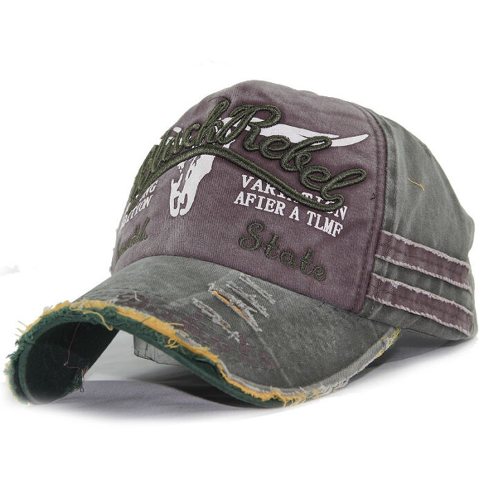 A stylish vintage washed cotton baseball cap perfect for everyday casual wear.