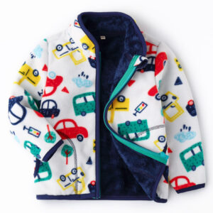 797170819297.jpg A happy child wearing a comfortable kids lightweight zip up jacket ready for outdoor play.