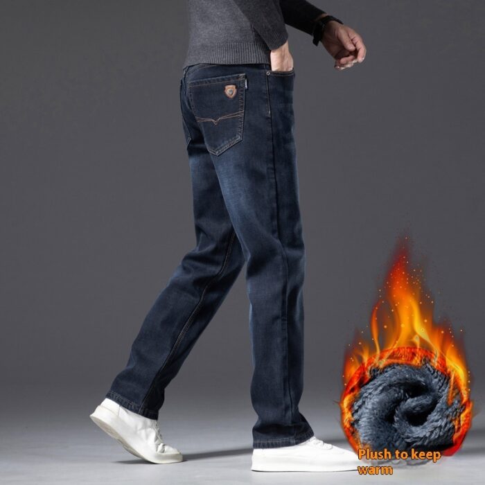 7bff4a76-c1b6-42fa-83a2-df793e32b05d_trans.jpeg Handsome young man wearing comfortable mens straight leg jeans.