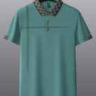 A professional man wearing a classic mens cotton polo shirt ph for a smart casual office look.