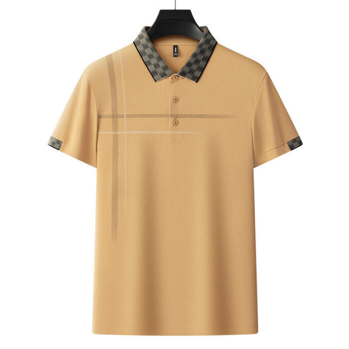 b462fbf6-535a-4a05-8f28-7397ef6cf3c6.jpg A professional man wearing a classic mens cotton polo shirt ph for a smart casual office look.