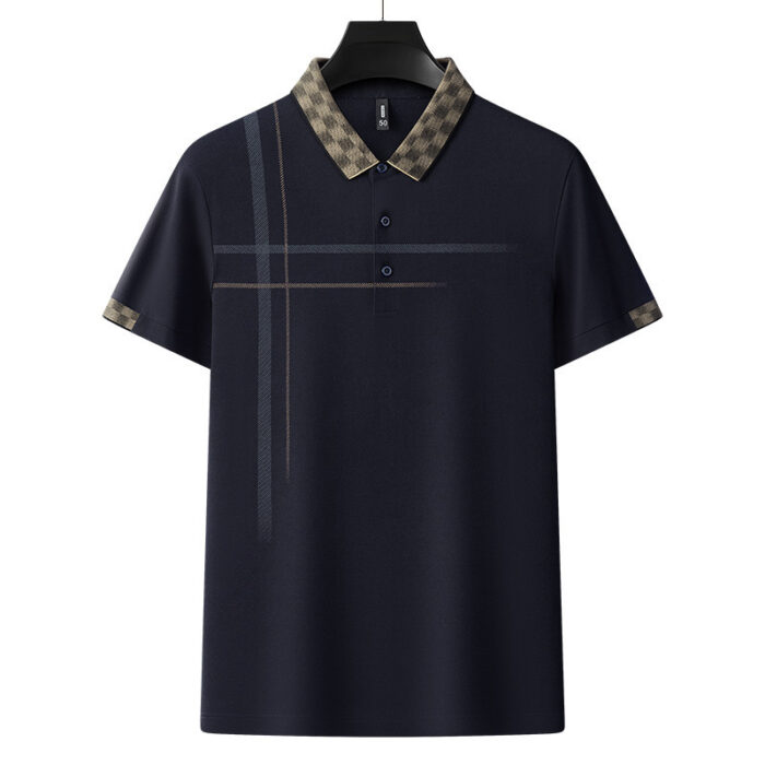 d6efa283-22aa-41e9-838f-f716a426064b.jpg A professional man wearing a classic mens cotton polo shirt ph for a smart casual office look.