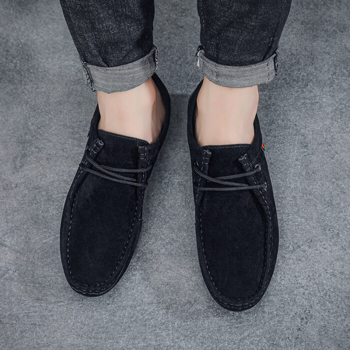 d8e164d3-9bfd-4da4-997b-22402df9eaea.jpg Stylish mens slip on loafer shoes with a premium suede finish.