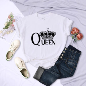 e85a141b-02f1-49d2-8777-c20d915832ce.jpg Close-up of the bold crown print and breathable fabric on a crown print cotton shirt.