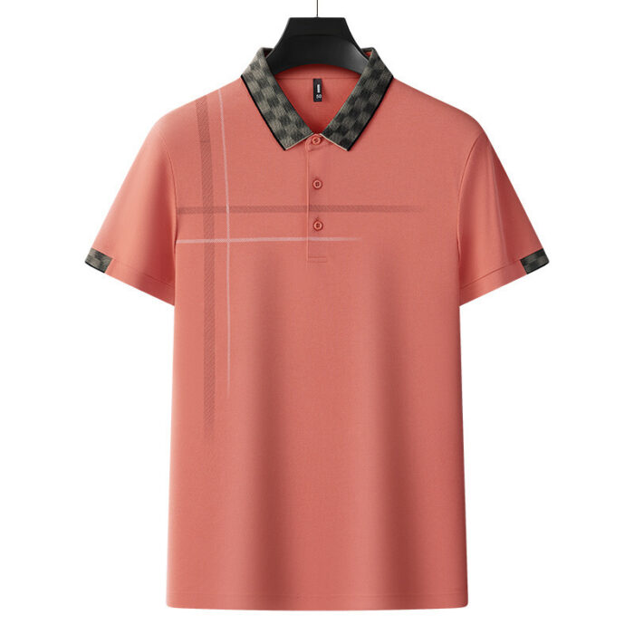 fabc21bc-c069-44c2-835b-e96a9b38ed4b.jpg A professional man wearing a classic mens cotton polo shirt ph for a smart casual office look.
