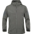 A man exploring the outdoors wearing a durable mens waterproof softshell jacket for maximum weather protection from K&K Trend Wear.
