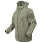 A man exploring the outdoors wearing a durable mens waterproof softshell jacket for maximum weather protection from K&K Trend Wear.