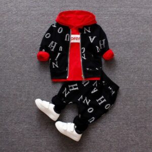 31519819409166.jpg A happy child wearing a comfortable kids 2 piece long sleeve outfit for everyday play from K&K Trend Wear.