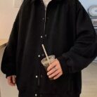 A stylish man wearing a versatile mens casual embroidered jacket for an effortless streetwear look from K&K Trend Wear.