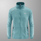 A man outdoors wearing a versatile mens uv protection fishing jacket for summer sun protection from K&K Trend Wear.