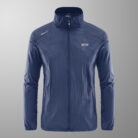 A man outdoors wearing a versatile mens uv protection fishing jacket for summer sun protection from K&K Trend Wear.